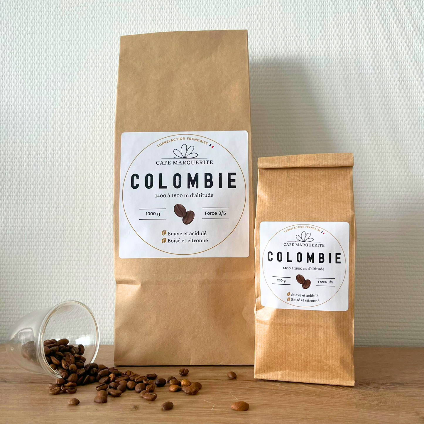 Café Colombie Huila – Arabica Lavé, Torréfié en France