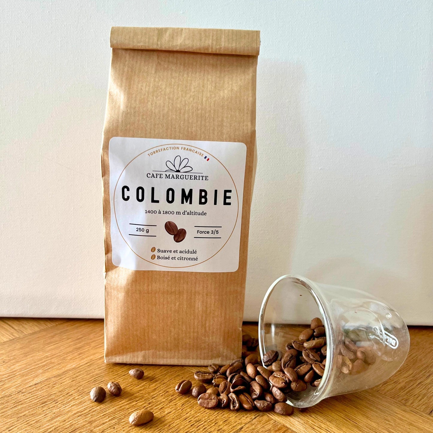 Café Colombie Huila – Arabica Lavé, Torréfié en France