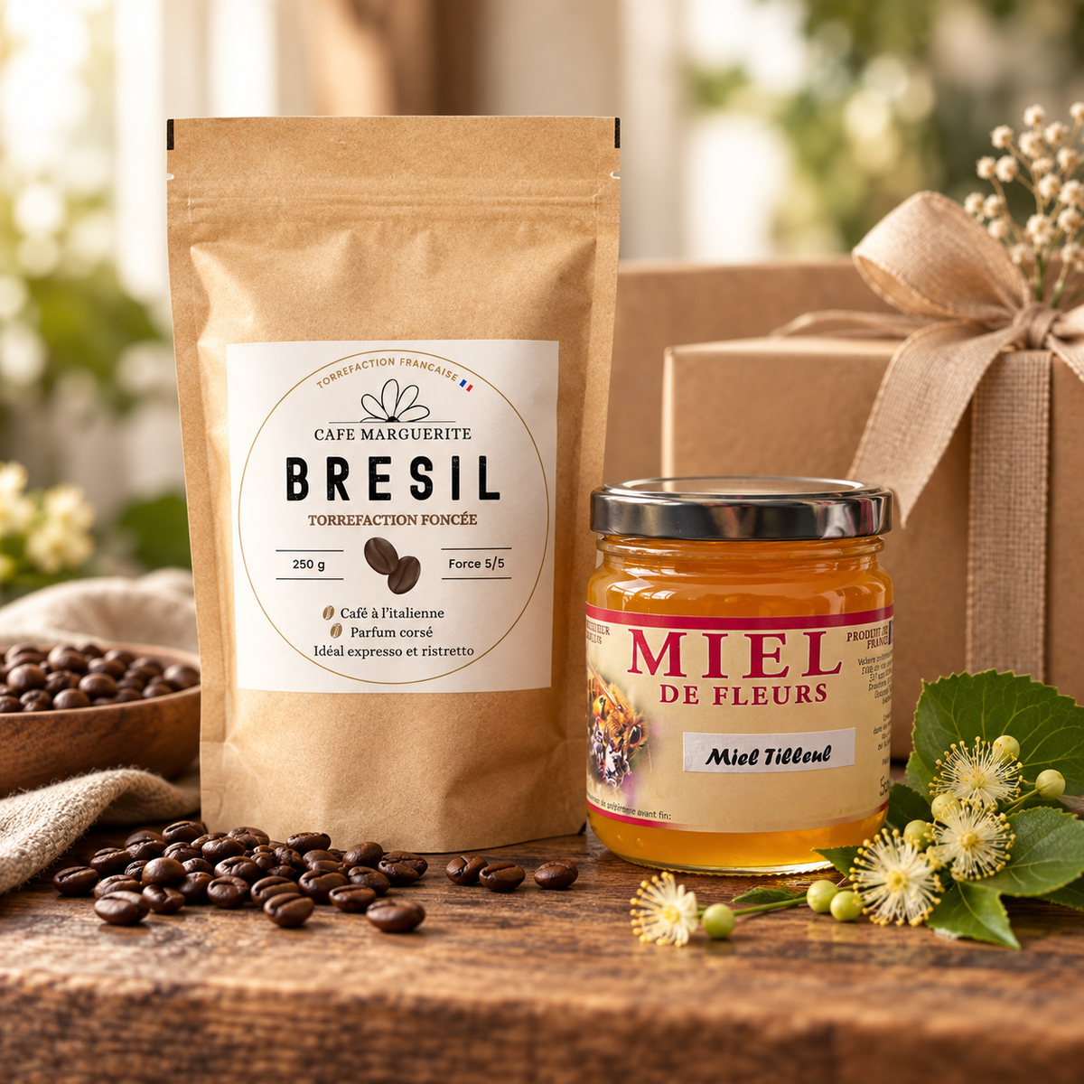 Coffret Café & Miel — le duo gourmand à composer