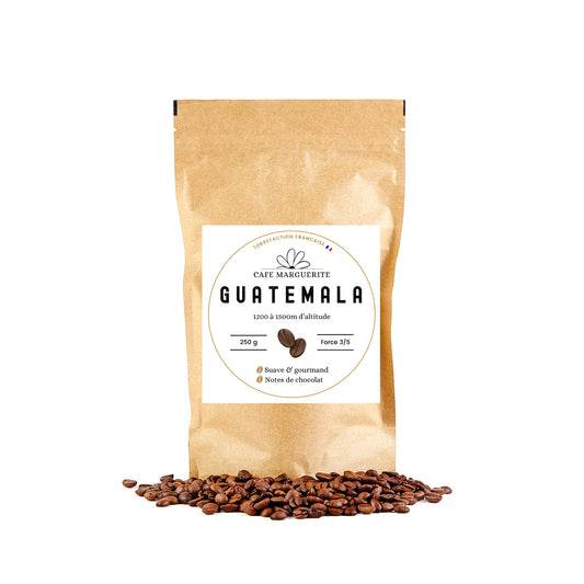 Café Guatemala Huehuetenango – Arabica Lavé, Torréfié en France