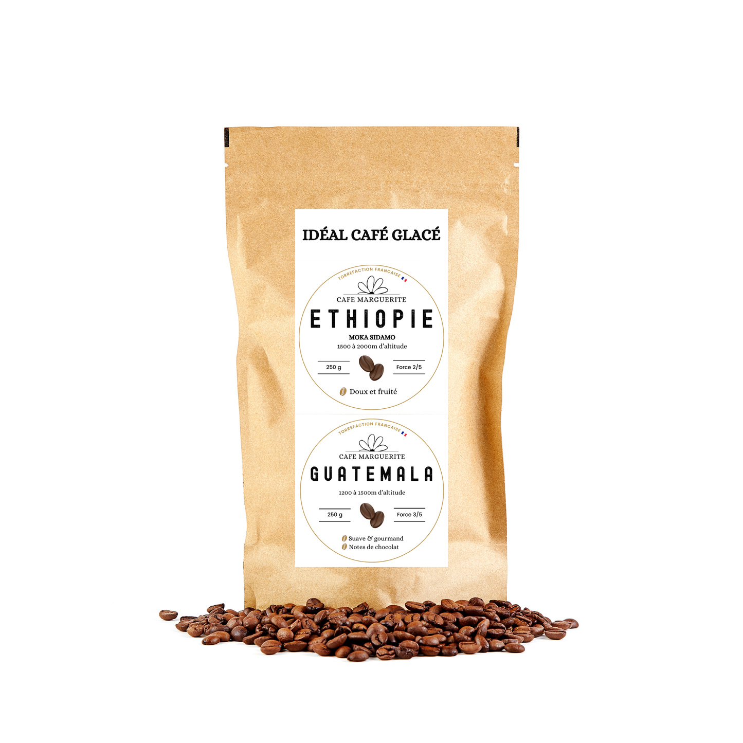 🌞 Mélange Spécial Café Glacé – 250g (Grains)