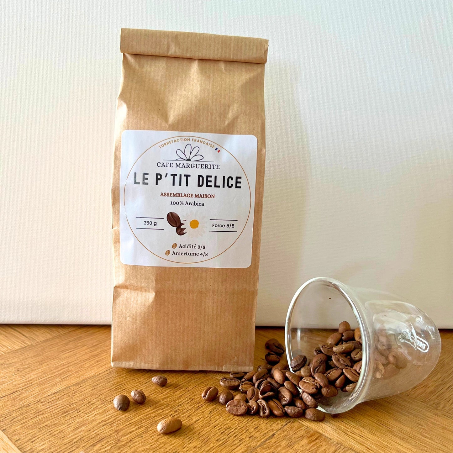 Café Le P’TIT DELICE - Assemblage Maison 100% Arabica, Torréfié en France